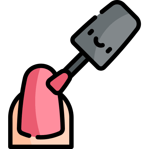 Nail salon nail manicure icon