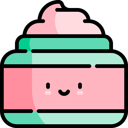 Cream beauty massage cosmetics icon Cream beauty massage cosmetics icon