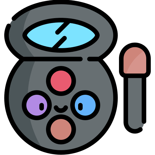 Eye shadows make up woman eye shadow icon Eye shadows make up woman eye shadow icon