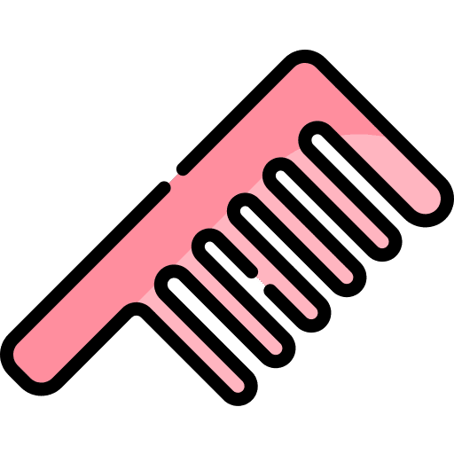 Comb grooming comb beauty icon Comb grooming comb beauty icon