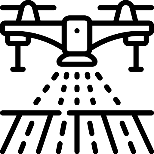 Drone autonomy farming electronics icon