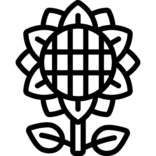 Sunflower sunflower blossom gardening icon