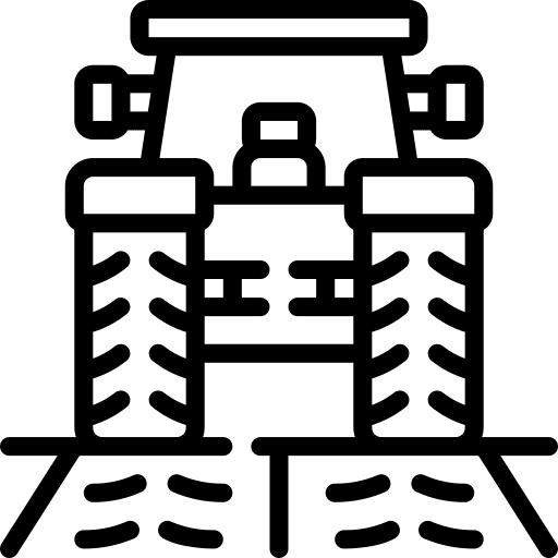 Tractor profile garden smart farm icon