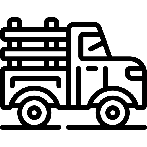 Truck transport pickup truck transportation icon