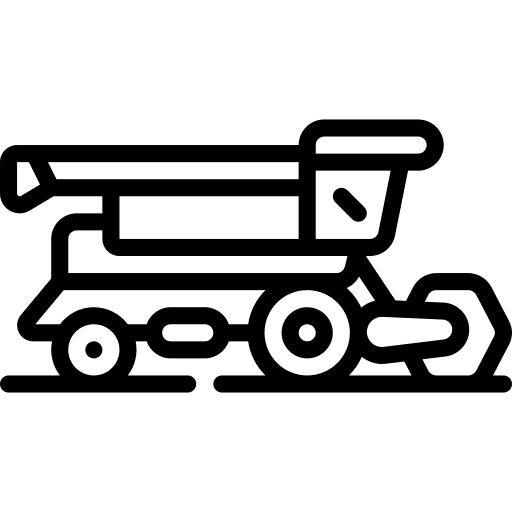 Combine harvest work combine harvester icon