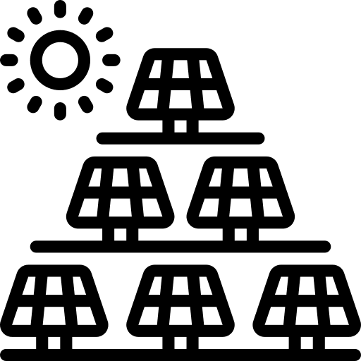 Panel electronics renewable energy ecology and environment icon