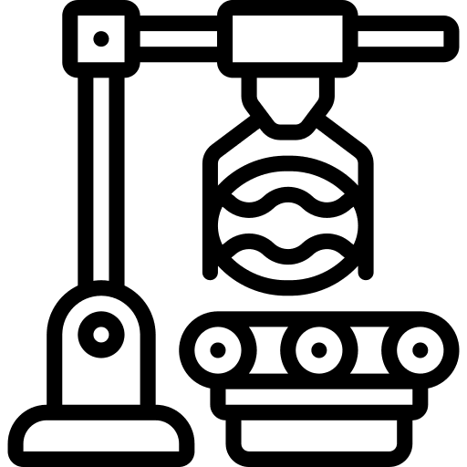 Production equipment food and restaurant conveyor icon