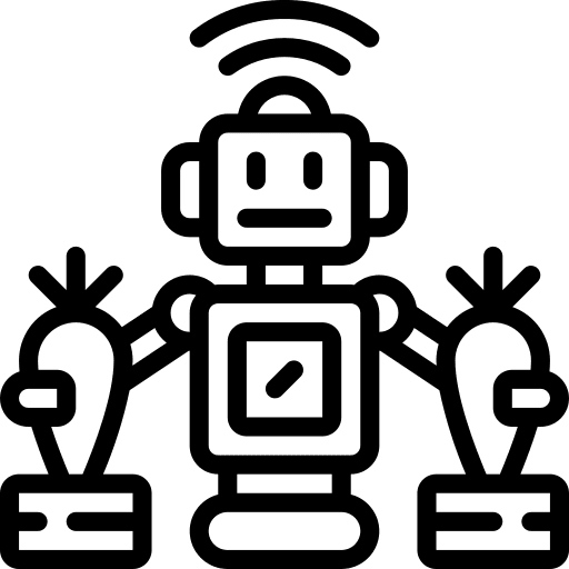 Robot robots robot arm robotics icon