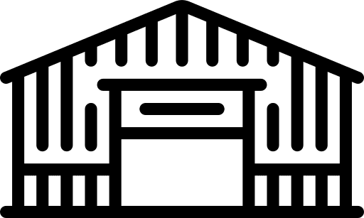 Warehouse storage warehouse real estate icon