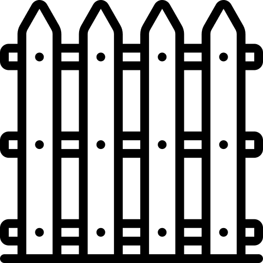 Boundaries fences property boundary icon