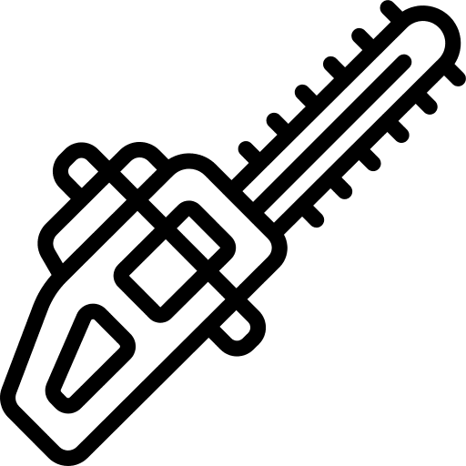 Chainsaw constructions contractor chainsaw icon