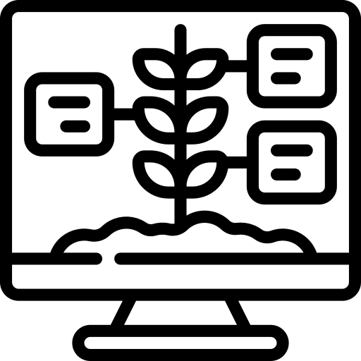 Desktop plant app data icon