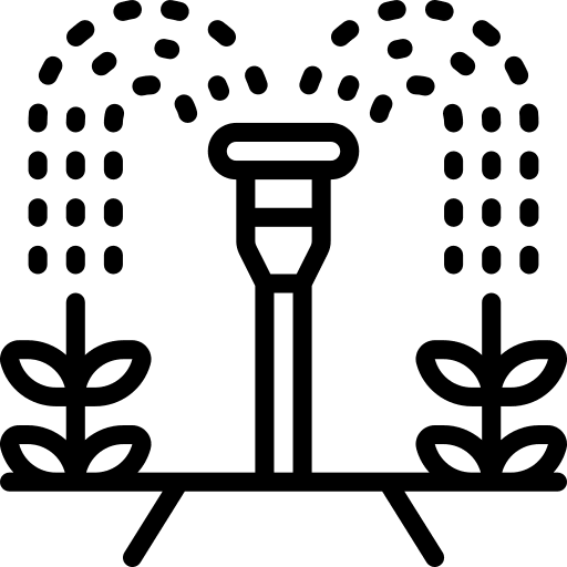 Sprinkler smart farm watering sprinkler icon