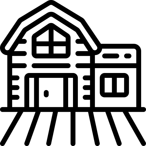 Farm field farm farming icon