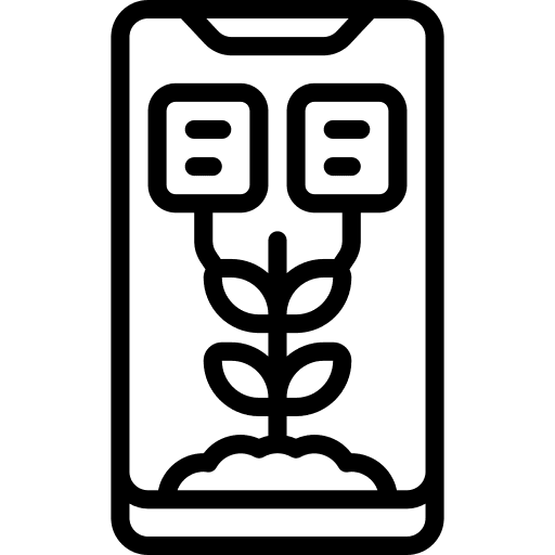 Mobile app data notification icon