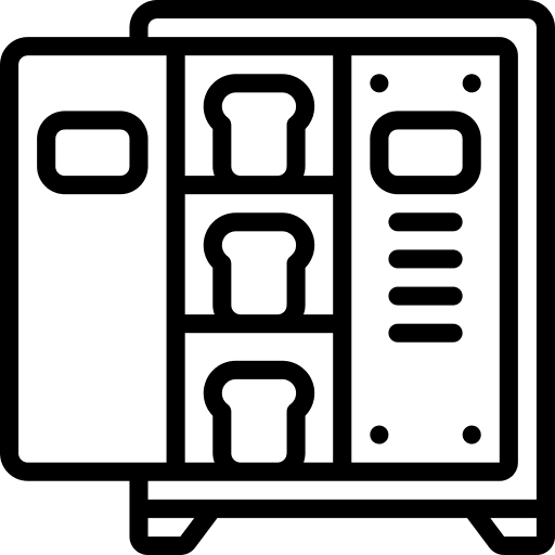 Oven bakery electronics food and restaurant icon