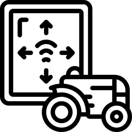 Tractor tractor control communication icon