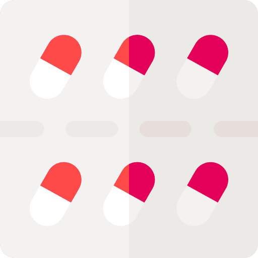 Pill blister healthcare pharmacy icon Pill blister healthcare pharmacy icon