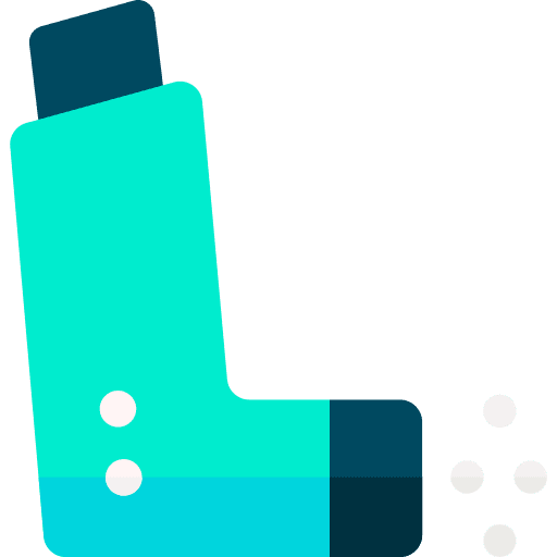Inhalator bronchodilator healthcare and medical inhaler icon Inhalator bronchodilator healthcare and medical inhaler icon