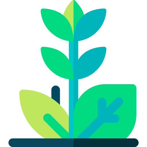 Plant leaves homeopathy alternative icon Plant leaves homeopathy alternative icon