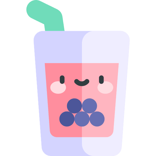 Bubble tea tea boba take away icon