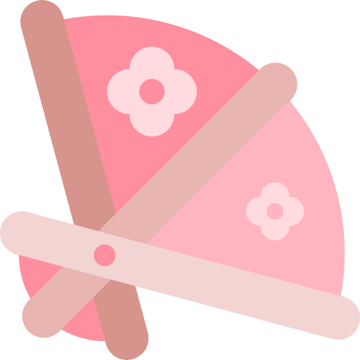 Fan japan traditional fan icon