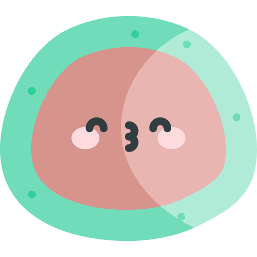 Mochi sweet rice bakery icon