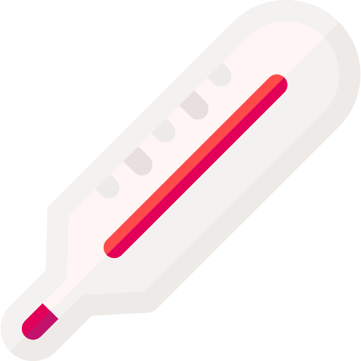 Thermometer sick temperature tool icon Thermometer sick temperature tool icon