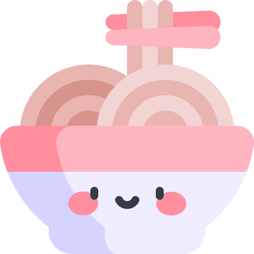 Yakisoba oriental food and restaurant noodles icon