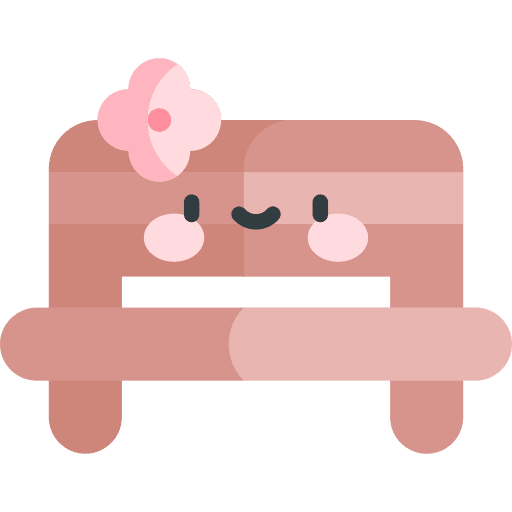 Bench furniture and household sakura bench icon