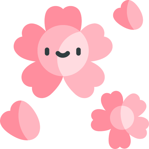 Sakura flower spring asian icon