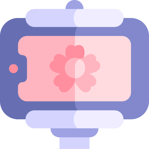 Selfie stick selfie stick electronics sakura icon