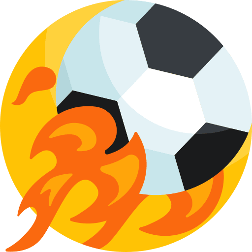 Fireball hobbies and free time sports and competition soccer icon