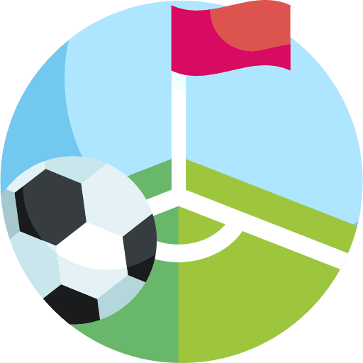 Corner sports and competition hobbies and free time playing icon