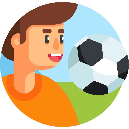 Soccer player sports and competition man professions and jobs icon