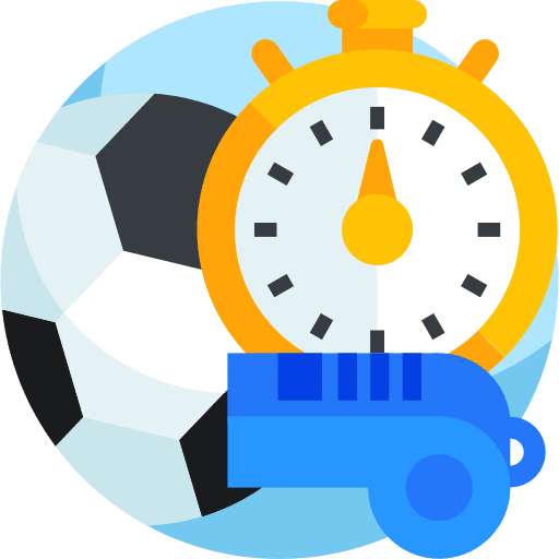 Soccer sports and competition training stopwatch icon