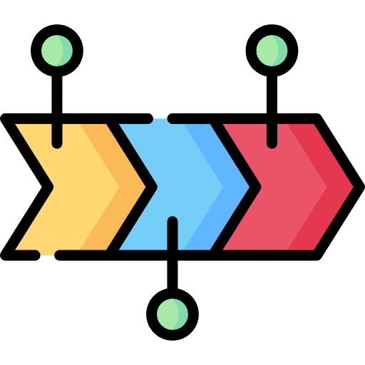 Timeline ui graphic chronology icon