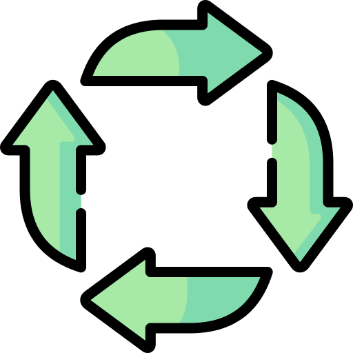 Arrows business circular arrows graphic icon