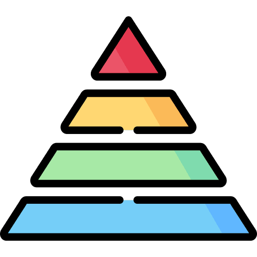 Pyramid statistics pyramid analytics icon
