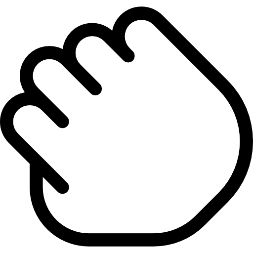 Grab hands and gestures hold gestures icon