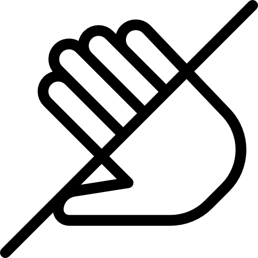 Do not touch sign hand do not touch icon Do not touch sign hand do not touch icon