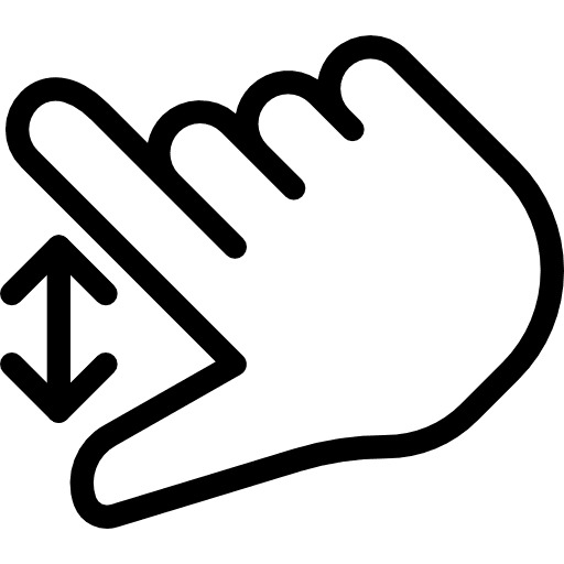 Zoom in touch screen zoom in gesture icon Zoom in touch screen zoom in gesture icon