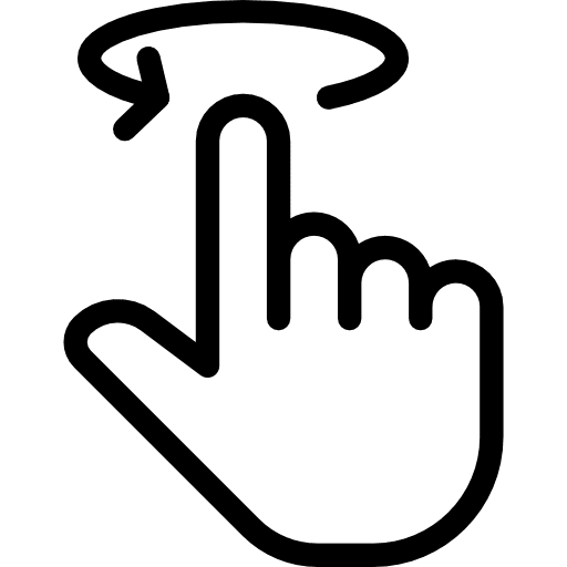 Swipe hands hands and gestures multimedia option icon Swipe hands hands and gestures multimedia option icon