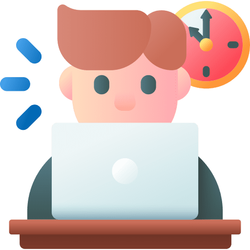 Non stop teleworking professions and jobs working icon Non stop teleworking professions and jobs working icon