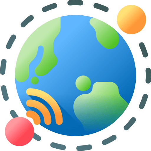 Worldwide wireless technology remote control icon Worldwide wireless technology remote control icon