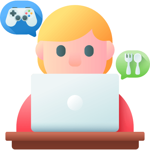 Distraction comfort zone professions and jobs laptop icon Distraction comfort zone professions and jobs laptop icon