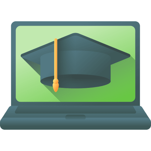 Online learning table education people icon Online learning table education people icon