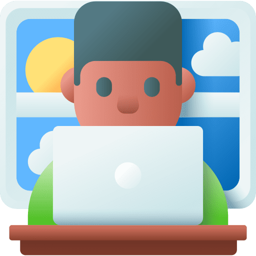 Working at home telecommuting laptop teleworking icon Working at home telecommuting laptop teleworking icon