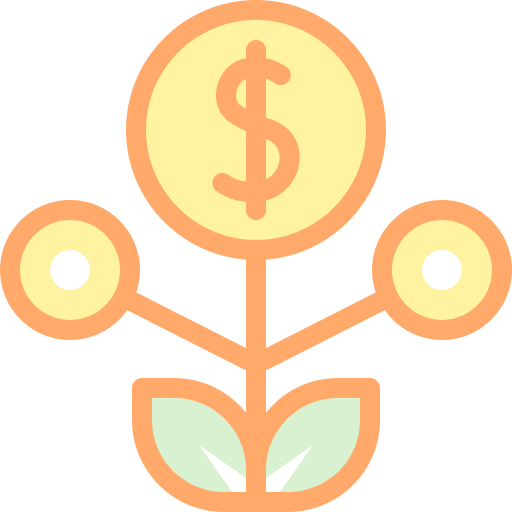 Growth growth profit investment icon