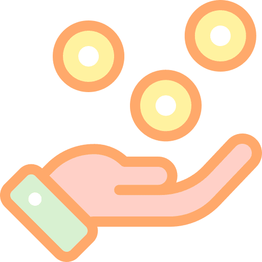 Finance business and finance coin currency icon